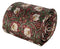 dark red maroon tie with  william morris pimpernel floral design